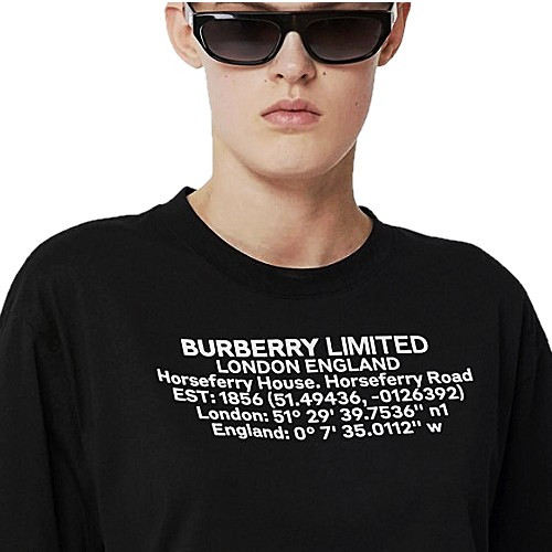 버*리 BURBERRY 로케이션 반팔 티셔츠