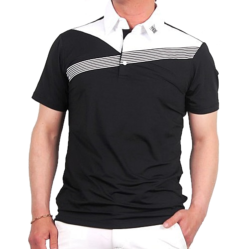 (국내배송) 어* ANEW 카라 배색로고 티셔츠