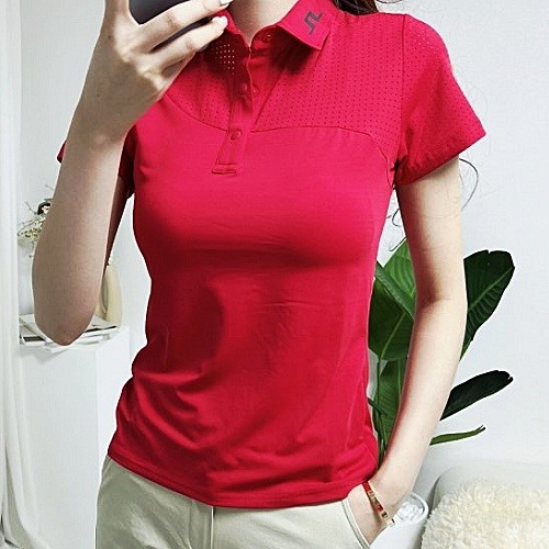 제이린드*그 J.LINDEBERG 언발펀칭 카라 티셔츠