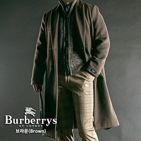 Burberrys 버*리 엠브로이더리 울 더블코트