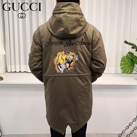 구* GUCCI 타이거자수 패딩 야상