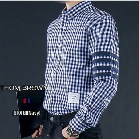 톰브*운 THOM BROWNE 폴렛 체크 셔츠