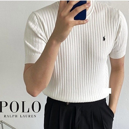 Polo Ralph Lauren 머슬 골지 라운드 반팔